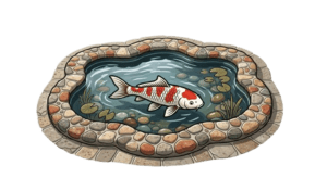 carpe koï bassin de jardin