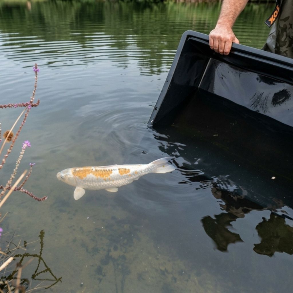 introduire carpe koi bassin