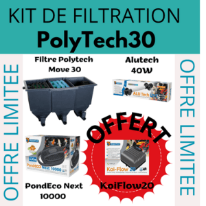 KIT Filtration BIOLOGIQUE ECOBASSIN- Système de filtration performant et économique