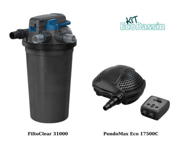 kit filtration sous pression ecobassin