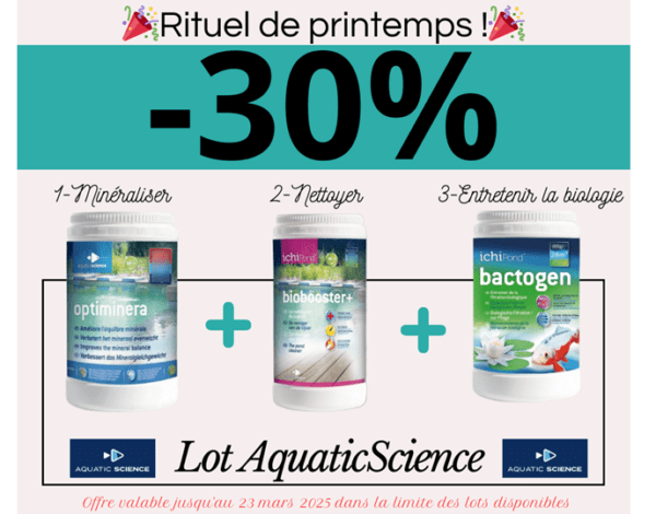 Lot 3 produits AquaticScience -30%