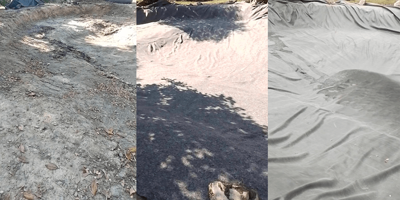 poser une bâche de bassin en 3 étapes