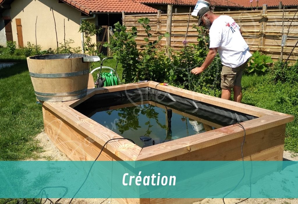 nos services autour du bassin de jardin