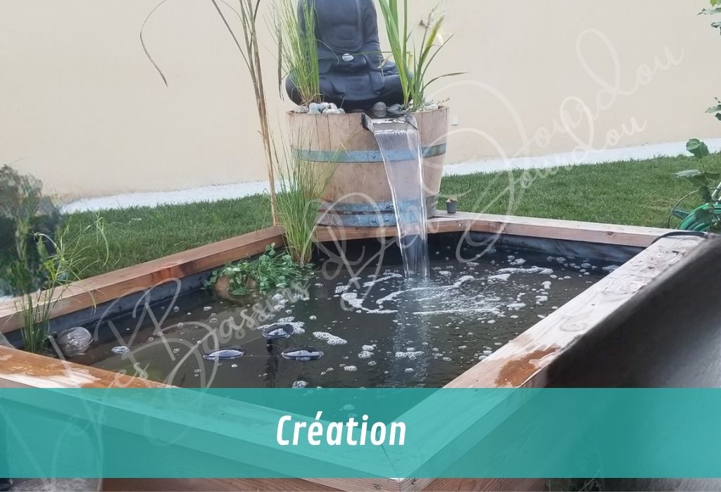 nos services autour du bassin de jardin