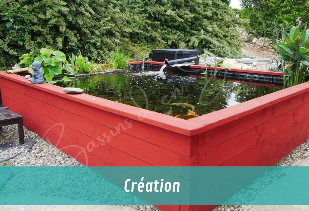 nos services autour du bassin de jardin