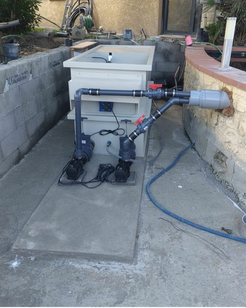 INSTALLATION DE SYSTEME DE FILTRATION
